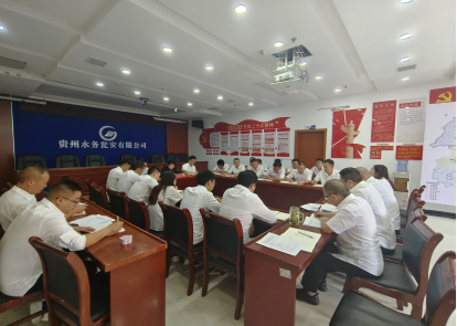 瓮安公司党支部召开主题教育专题组织生活会